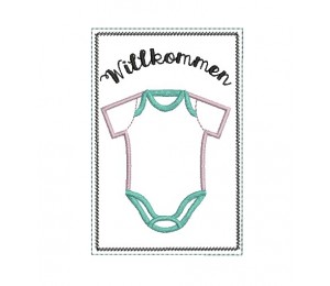 ITH - Postkarte "Willkommen" - inkl. Individualisierung Name & Datum